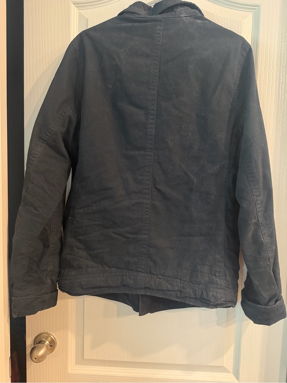 Hollister Navy Heavy Weight Coat - Picture 4 of 4